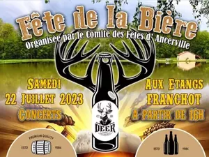 Fête de la bière le 22 juillet aux étangs Franchot