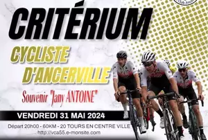 Critérium cycliste le 31 mai Souvenir Jany Antoine