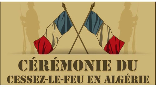 Cérémonie du cessez-le-feu de la guerre d'Algérie le 19 mars