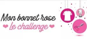Challenge  Mon bonnet Rose 